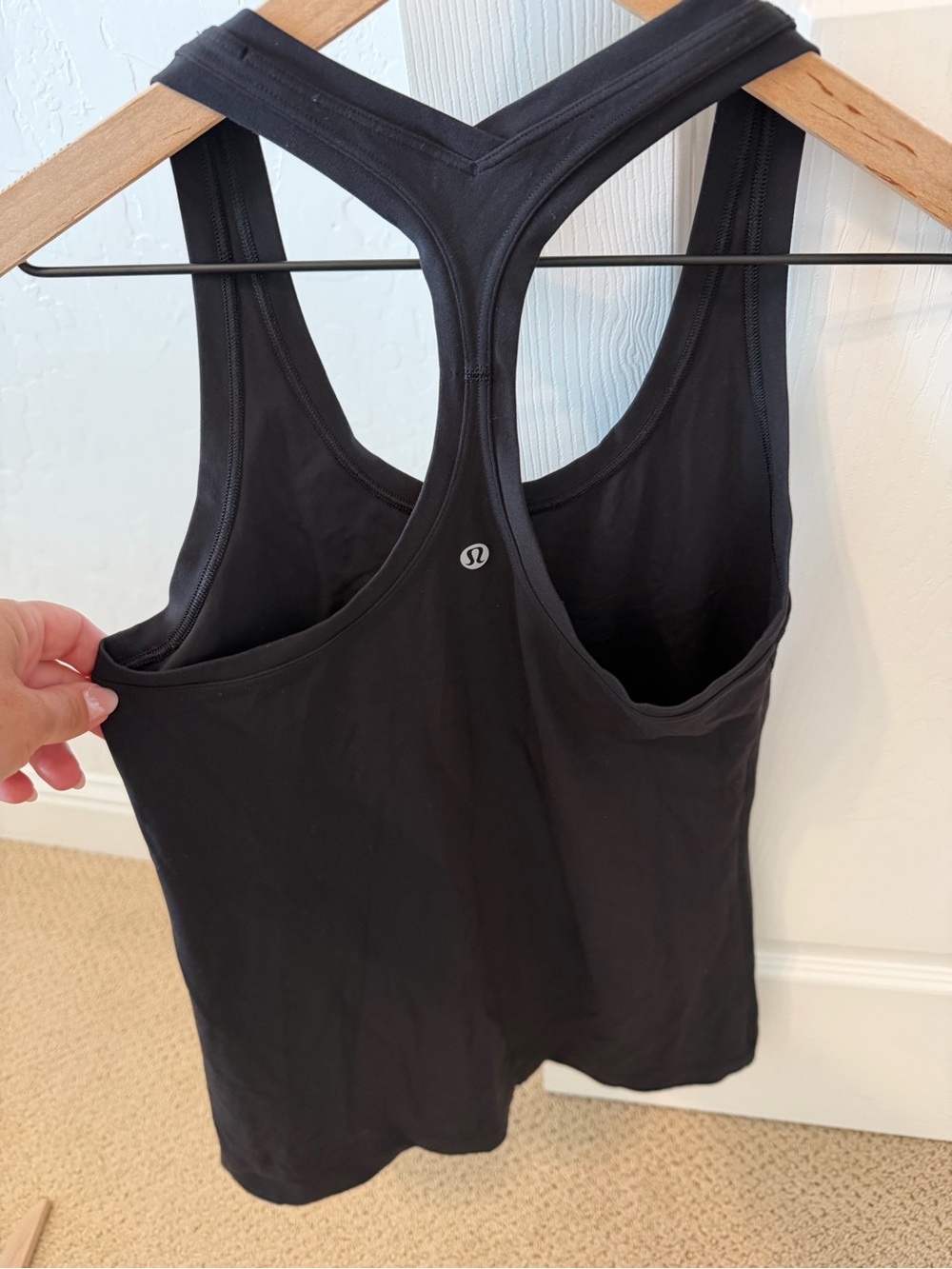lululemon athletica Black Cool Sculpt Racerback Tank Top